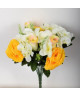 FLOW Bouquet de fleurs artificielles jaune  40 cm