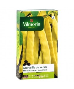 VILMORIN Haricot Merveille de Venise Sachet de graines  Mangetout beurre