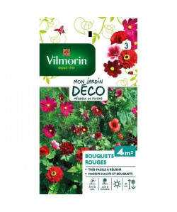 VILMORIN Fleurs rouges pour bouquets et massifs