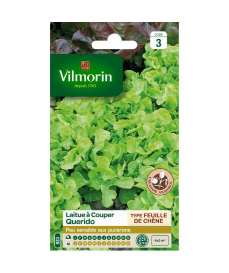 VILMORIN Sachet graines de Laitue a couper QUERIDO