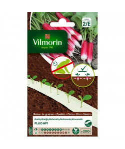 VILMORIN Ruban graines de Radis FLUO  2 x 2,5 m