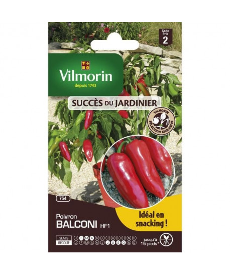 VILMORIN Sachet graines Poivron Balconi