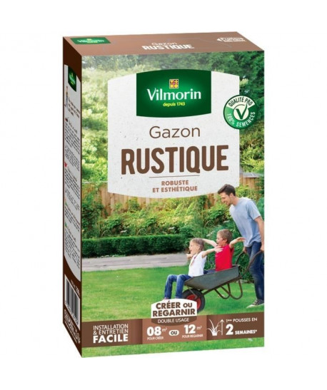 VILMORIN Semences de gazon rustique  200 g