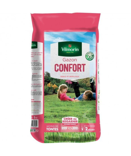 VILMORIN Semences de gazon Confort  5 kg