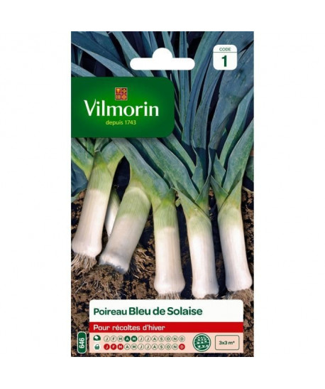 VILMORIN Sachet graines de poireau bleu de Solaise