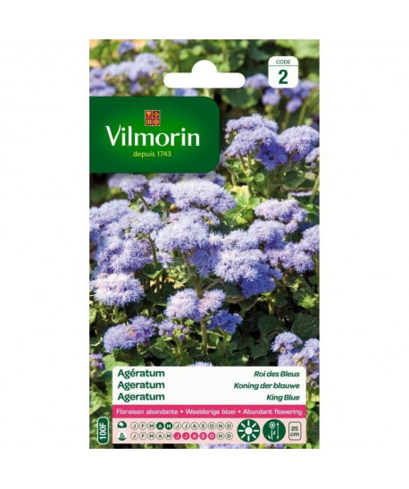 VILMORIN Ageratum Roi des Bleus