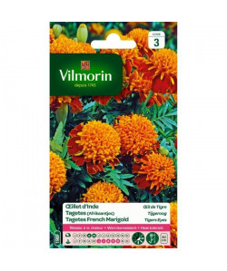 VILMORIN oeillet d\'Inde oeil de tigre