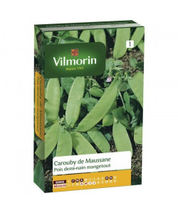 VILMORIN Sachet graines de Pois deminain mangetout CAROUBY DE MAUSSANE