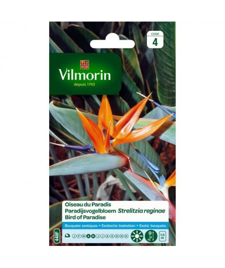 VILMORIN Sachet graines d\'Oiseau du Paradis STRELITZIA REGINAE