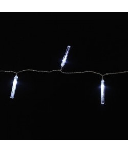 Guirlande glaçon  IP44 / 24V  32 LEDS blanc  4,6 m