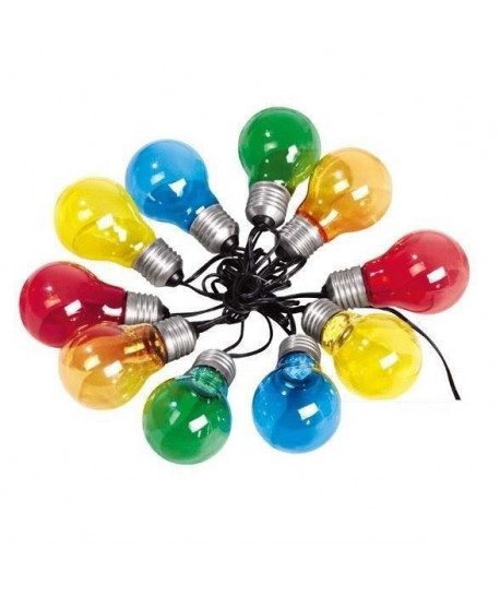 LUMISKY Guirlande a Led 10 ampoules  Multicolore