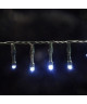 Guirlande lumineuse LED de Noël Snake light  Fonctionnant sur batterie  IP44  2,80m  Blanc  LUCA LIGHTING