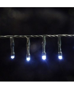 Guirlande lumineuse LED de Noël Snake light  Fonctionnant sur batterie  IP44  7,40m  Blanc  LUCA LIGHTING