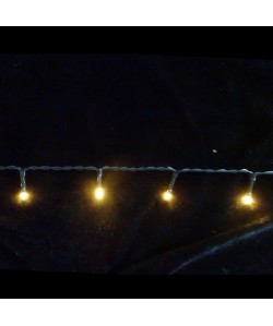 Guirlande lumineuse LED de Noël  Fonctionnant sur batterie  IP44  7,20m  Blanc chaud  LUCA LIGHTING