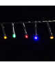 Guirlande lumineuse LED de Noël  Fonctionnant sur batterie IP44  27,6m  Multicolore  LUCA LIGHTING