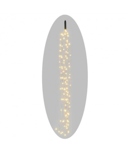 XmasKING Cascade 10 Guirlandes LED d\'extérieur noël  Blanc chaud  1 m