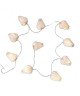 Guirlande de Noël lumineuse intérieure Origamicone Blanc L 1,35 m