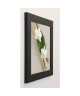 CHATELAIN SONIA Image encadrée Orchid and Wood 37x37 cm Beige