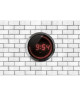 Horloge murale Ř30cm a LED rouge