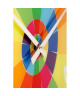 NEXTIME Horloge murale  Rainbow  Verre  Coloré  Ř 43 cm