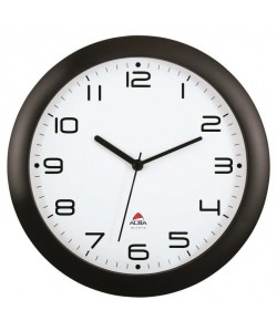 ALBA Horloge silencieuse 30cm quartz  Noir