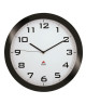 ALBA Horloge silencieuse 38cm quartz  Noir