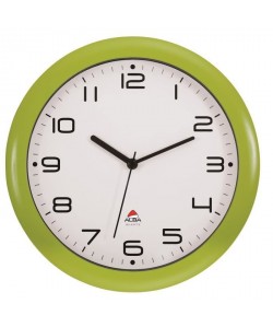 ALBA Horloge silencieuse 30cm quartz  Vert anis