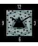 ARTIS Horloge en verre Moment\'Art 30 x 30 cm Alu motif