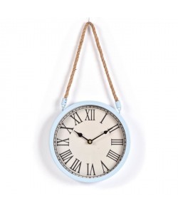 ROPE Horloge circulaire 22 cm  Bleu