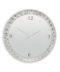 DECO II Horloge circulaire 55 cm  En verre