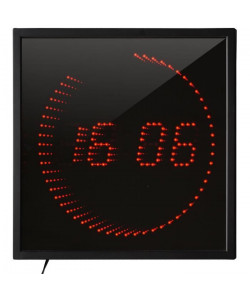 ORIUM Horloge a LED 3D  Noir