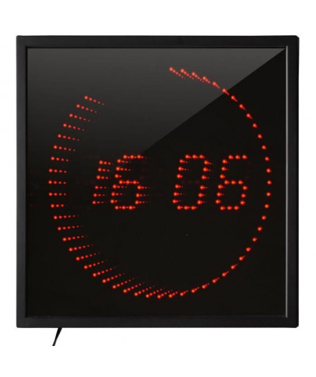 ORIUM Horloge a LED 3D  Noir