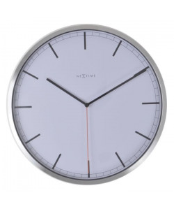 NEXTIME Horloge murale Company  Aluminium  Cadran Ř 35cm