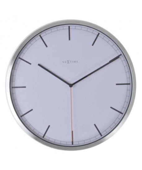 NEXTIME Horloge murale Company  Aluminium  Cadran Ř 35cm