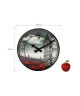 NEXTIME Horloge murale Big  Plastique NoirBlanc  Ř 39,5cm