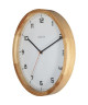 NEXTIME Horloge murale Company Wood Bois   Ř 35 cm