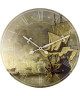 NEXTIME Horloge murale The Shot Bois  Or  Ř 50 cm