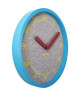 NEXTIME Horloge murale Calmer  Bois  Bleu  Ř 40 cm