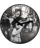 NEXTIME Horloge murale Kiss Me Effet 3D  Plastique  Ř 39,5 cm