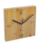 BAMBOU Horloge murale a piles 20x20 cm