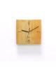 BAMBOU Horloge murale a piles 20x20 cm