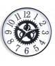 XCLOCK Horloge contemporaine Meca  Ř 30 cm  Noir