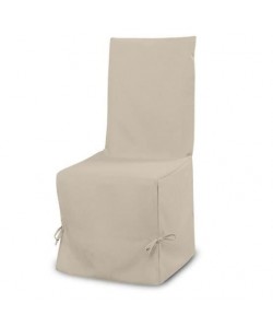 SOLEIL D\'OCRE Housse de chaise Panama 50 cm beige
