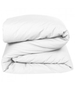 VENT DU SUD Housse de couette Percale Manoir  Neige  220x240 cm