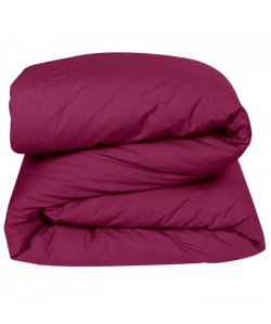 VENT DU SUD Housse de couette Percale Manoir  Aubergine  240x260 cm