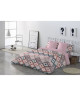 NAFNAF Housse de couette 100% coton imprimé Edith  200x200 cm  Rose