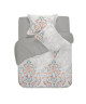 NAFNAF Housse de couette 100% coton imprimé Izamal  240x260 cm  Gris