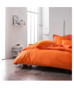 TODAY housse de couette 100% coton  220x240 cm  Mandarine