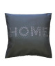 Housse de coussin  zip anthracite Home strass 40 cm