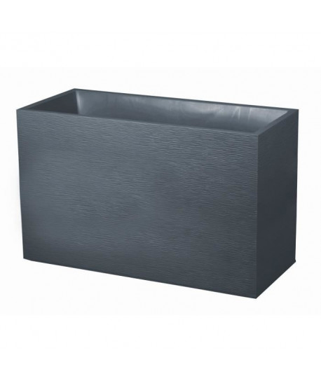 EDA Muret Graphit 99,5x39,5x60cm  Contenance 116L  Gris anthracite